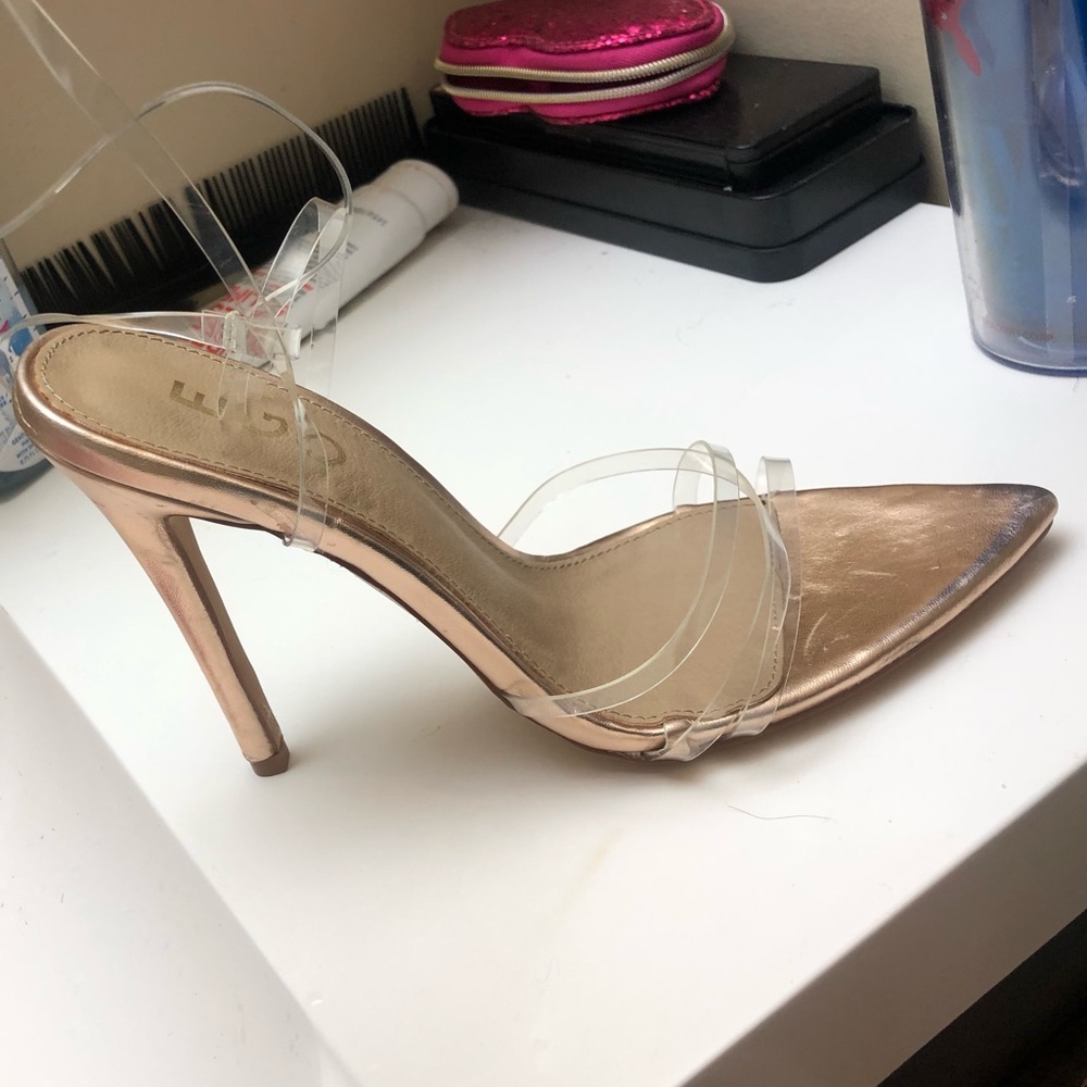 Ego UK size 6 US size 8 rose gold heels